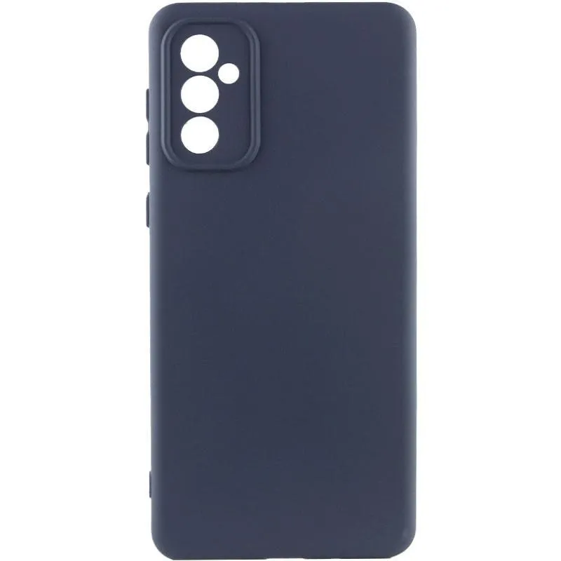 Чохол TPU GETMAN Liquid Silk Full Camera для Samsung Galaxy A56 5G Синій / Midnight Blue