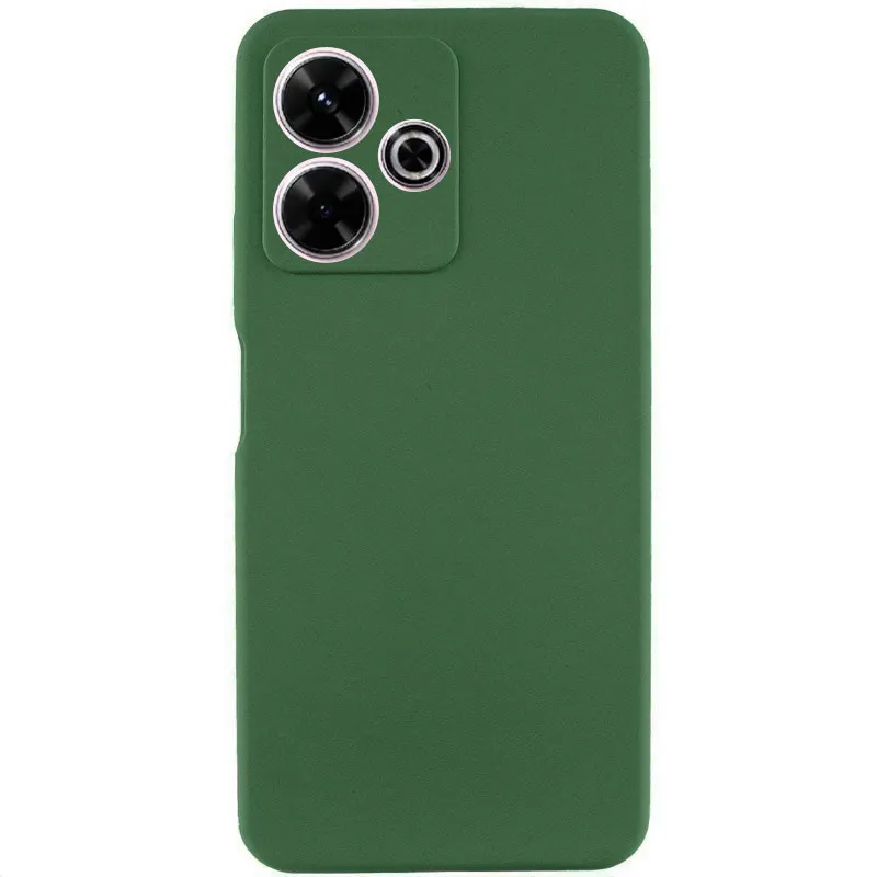 Чохол Silicone Cover Lakshmi Full Camera для Xiaomi Redmi Note 14 5G Зелений / Cyprus Green