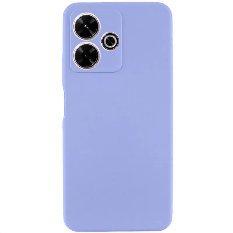 Чохол Silicone Cover Lakshmi Full Camera для Xiaomi Redmi Note 14 5G Бузковий / Dasheen
