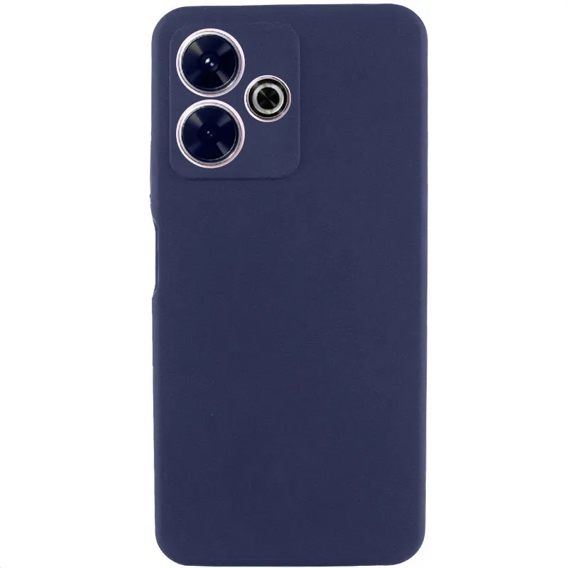 Чохол Silicone Cover Lakshmi Full Camera для Xiaomi Redmi Note 14 5G Темно-синій / Midnight blue
