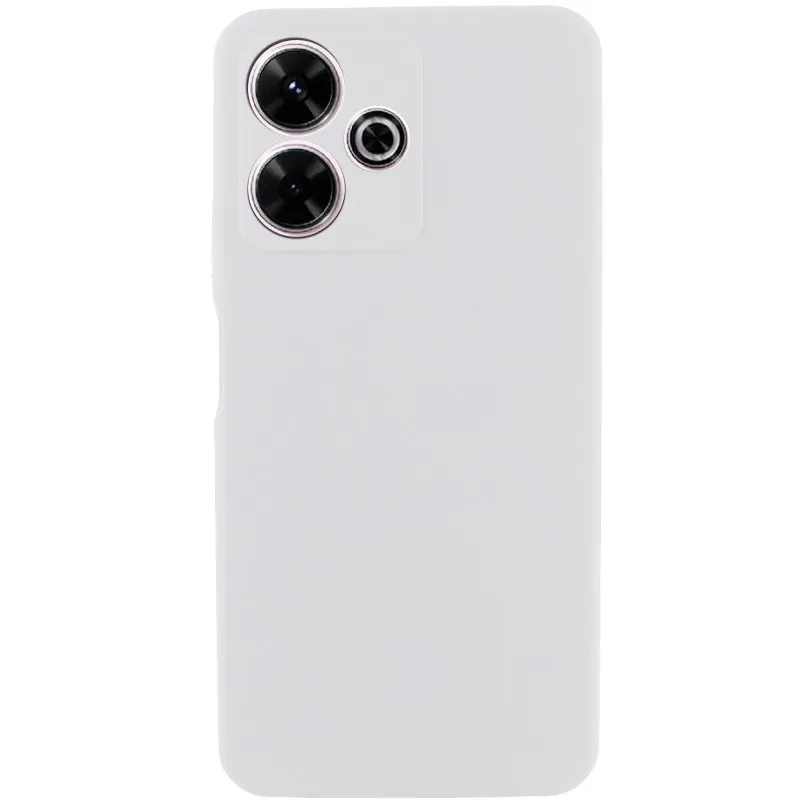 Чохол Silicone Cover Lakshmi Full Camera для Xiaomi Redmi Note 14 5G Білий / White