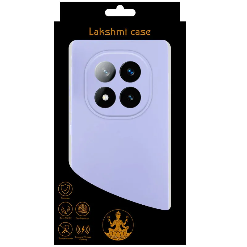 Чохол Silicone Cover Lakshmi Full Camera для Xiaomi Redmi Note 14 Pro+ Бузковий / Dasheen — фото 5