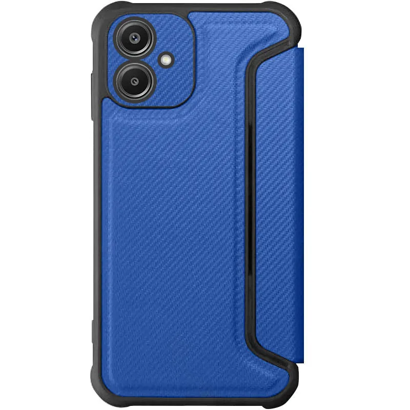Шкіряний чохол-книжка GETMAN Razor для Samsung Galaxy A06 Blue — фото 2