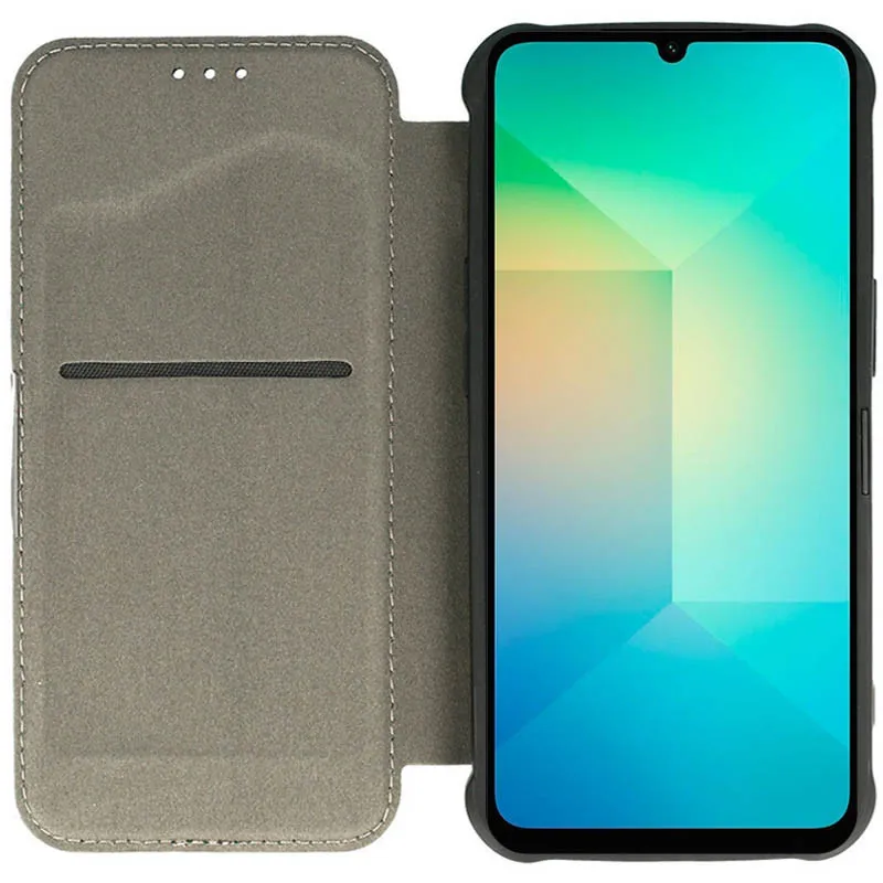Шкіряний чохол-книжка GETMAN Razor для Samsung Galaxy A06 Blue — фото 3