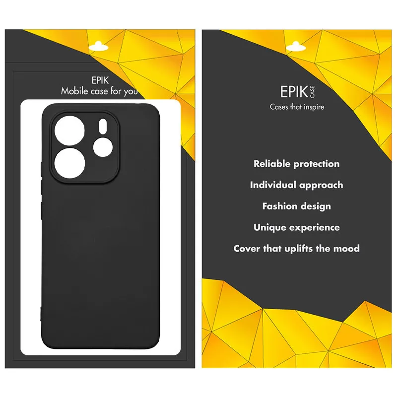 Чохол TPU Epik Black Full Camera для Xiaomi Redmi Note 14 4G Чорний — фото 3