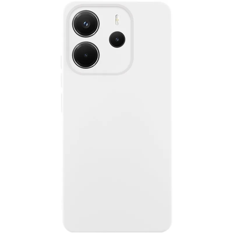 Чохол Silicone Cover Lakshmi Full Camera для Xiaomi Redmi Note 14 4G Білий / White