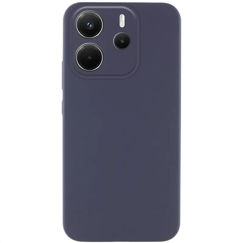 Чохол Silicone Cover Lakshmi Full Camera для Xiaomi Redmi Note 14 4G Сірий / Dark Gray