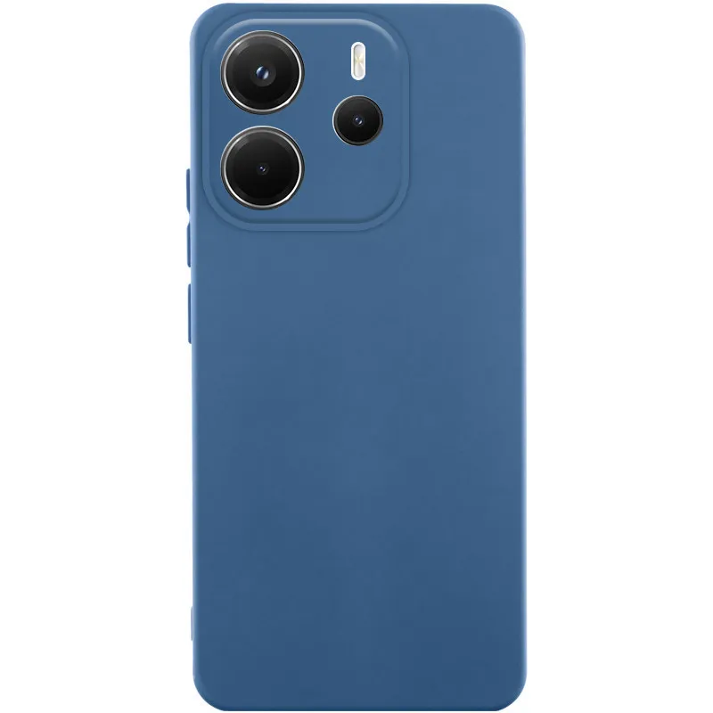 Чохол Silicone Cover Lakshmi Full Camera для Xiaomi Redmi Note 14 4G Синій / Denim Blue
