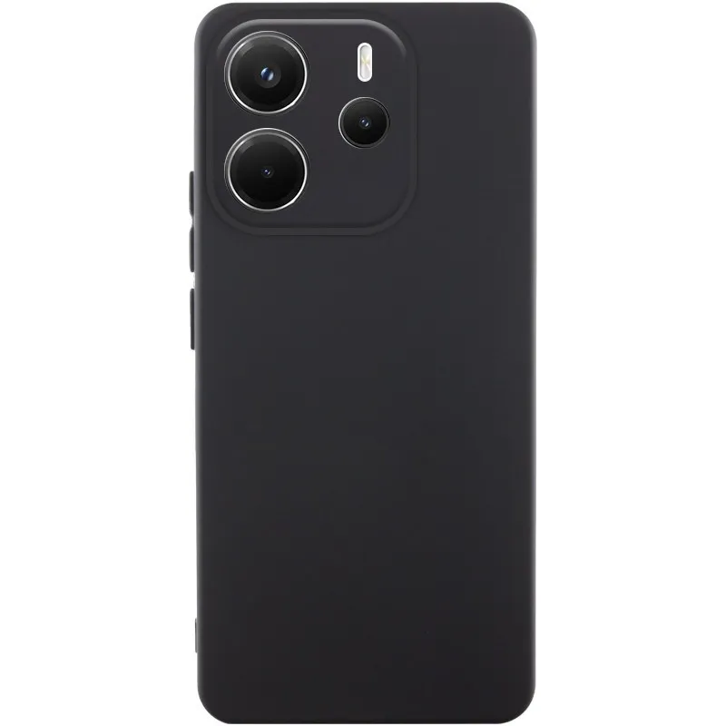 Чохол Silicone Cover Lakshmi Full Camera для Xiaomi Redmi Note 14 4G Чорний / Black