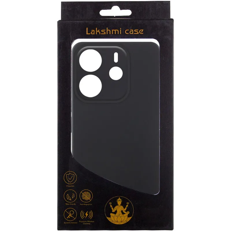 Чохол Silicone Cover Lakshmi Full Camera для Xiaomi Redmi Note 14 4G Чорний / Black — фото 2