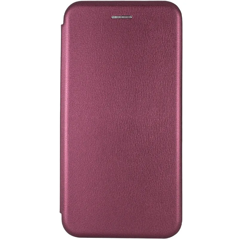 Шкіряний чохол-книжка Classy для Xiaomi Redmi Note 14 Pro 4G Бордовий