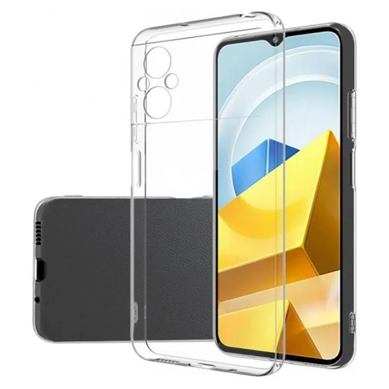 TPU чохол Epic Transparent 1,5mm Full Camera для Xiaomi Poco M5 Безбарвний