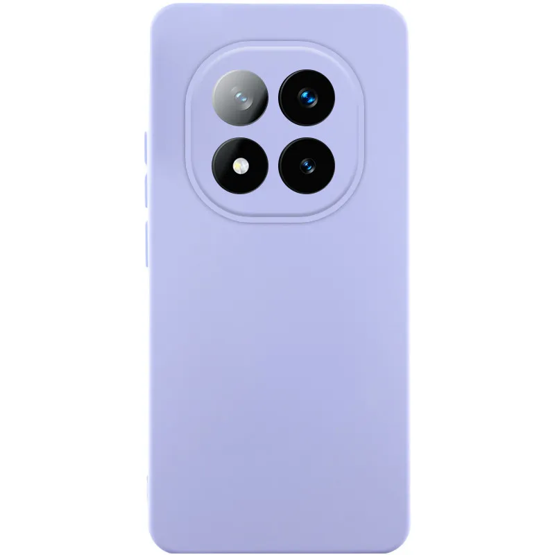 Чохол Silicone Cover Lakshmi Full Camera для Xiaomi Redmi Note 14 Pro 4G Бузковий / Dasheen