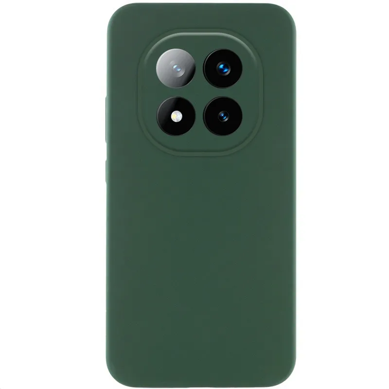 Чохол Silicone Cover Lakshmi Full Camera для Xiaomi Redmi Note 14 Pro 4G Зелений / Cyprus Green