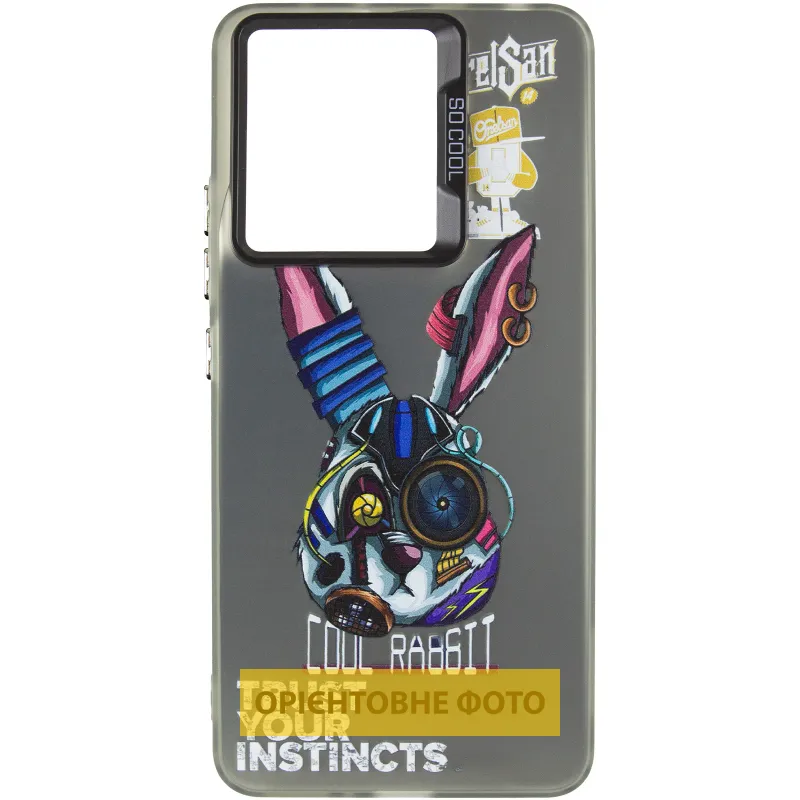 Чохол TPU+PC So Cool для Xiaomi Redmi 12C / Poco C55 Cool Rabbit — фото 3