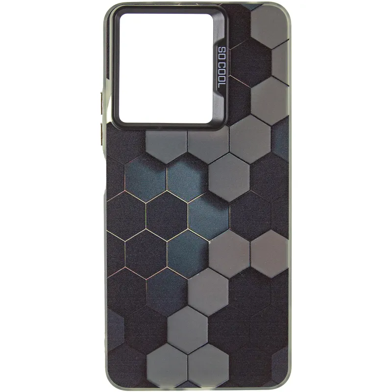 Чохол TPU+PC So Cool для Xiaomi Redmi 13C / Poco C65 Honeycomb — фото 3