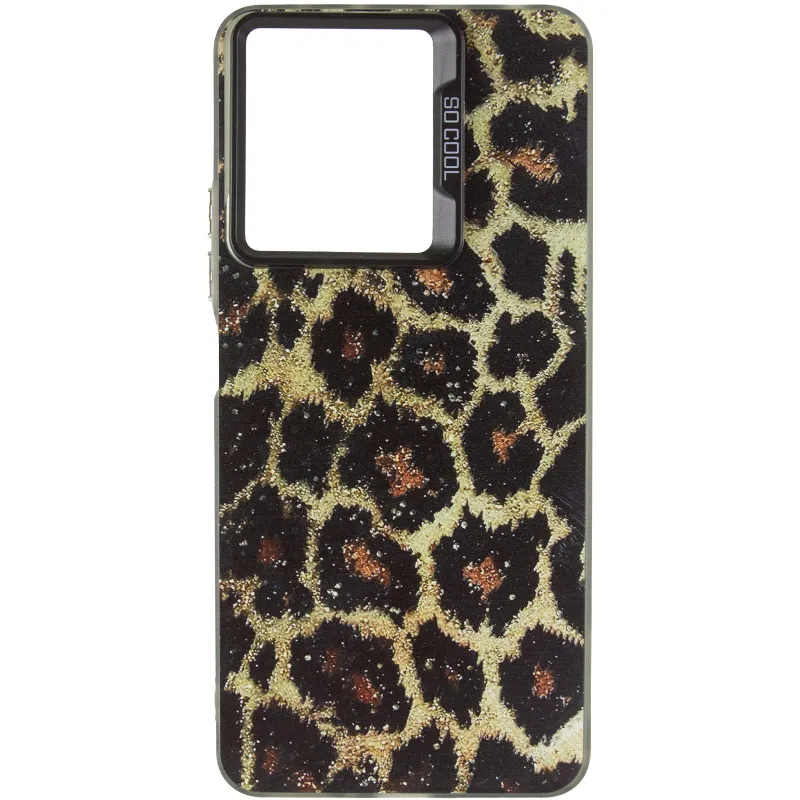 Чохол TPU+PC So Cool для Xiaomi Redmi 13C / Poco C65 Leopard — фото 3