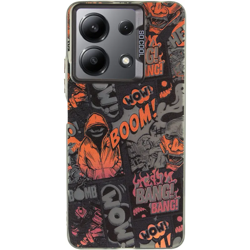 Чохол TPU+PC So Cool для Xiaomi Redmi Note 13 4G Comics — фото 3