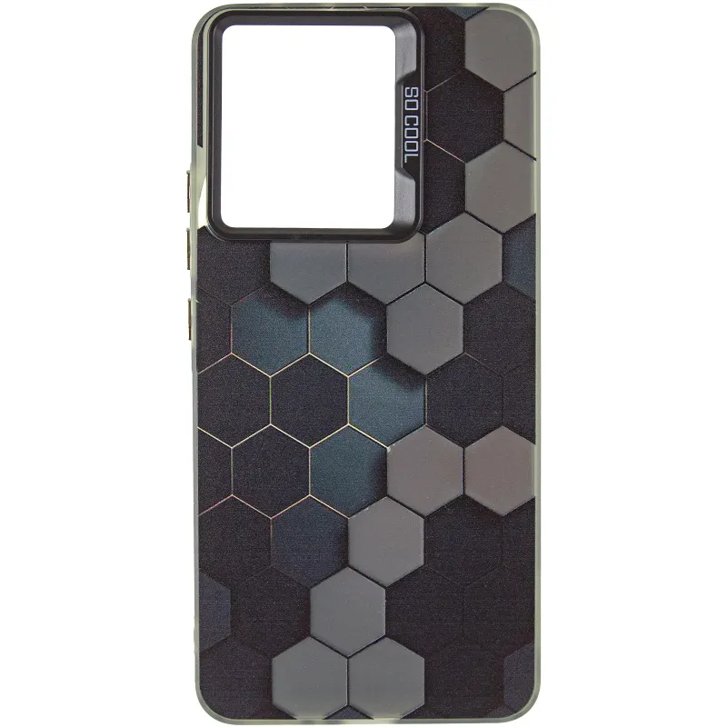Чохол TPU+PC So Cool для Xiaomi Redmi Note 13 Pro 4G / Poco M6 Pro 4G Honeycomb — фото 3