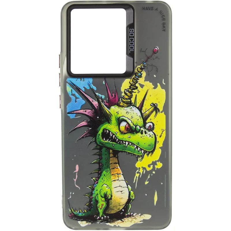 Чохол TPU+PC So Cool для Xiaomi Redmi Note 14 4G Dragon — фото 3