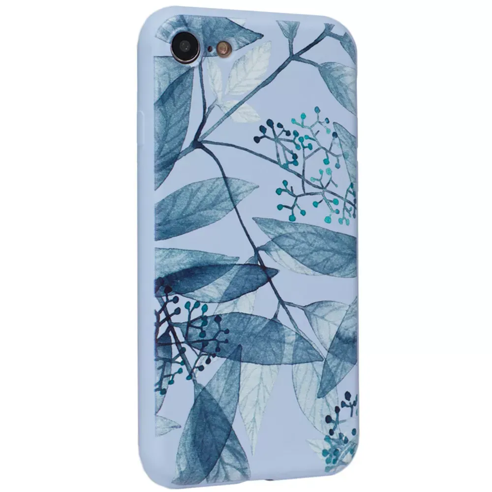 Flowers Series Silicone Matte Case iPhone 7 ; 8 — Design 4 — Различные Apple iPhone 7, Apple iPhone 8