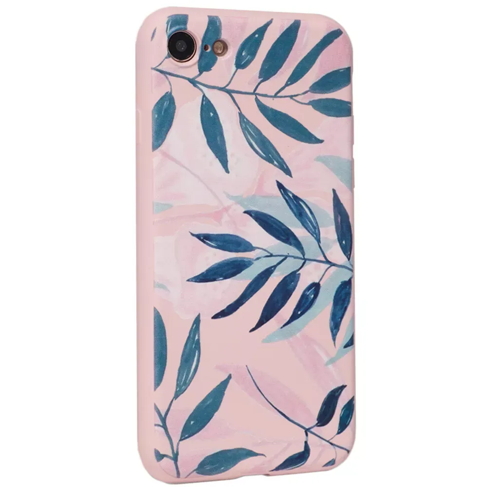 Flowers Series Silicone Matte Case iPhone 7 ; 8 — Design 6 — Различные Apple iPhone 7, Apple iPhone 8