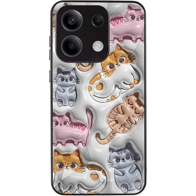 TPU+PC чохол Prisma Fluffie для Xiaomi Redmi Note 13 5G Kittens — фото 3