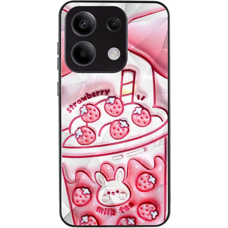 TPU+PC чохол Prisma Fluffie для Xiaomi Redmi Note 13 5G Strawberry — фото 3