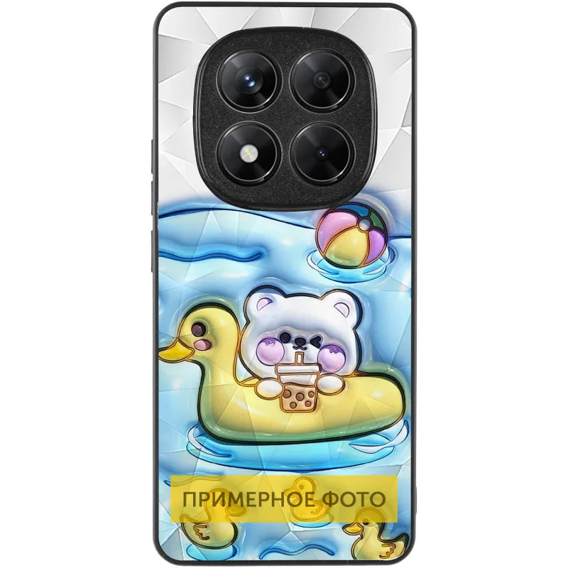TPU+PC чохол Prisma Fluffie для Xiaomi Redmi Note 14 4G Ducklings — фото 3