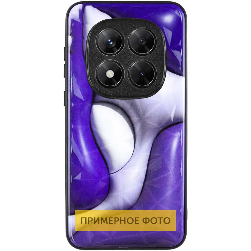 TPU+PC чохол Prisma BubbleGum для Xiaomi Redmi Note 14 4G 3D Blue — фото 3