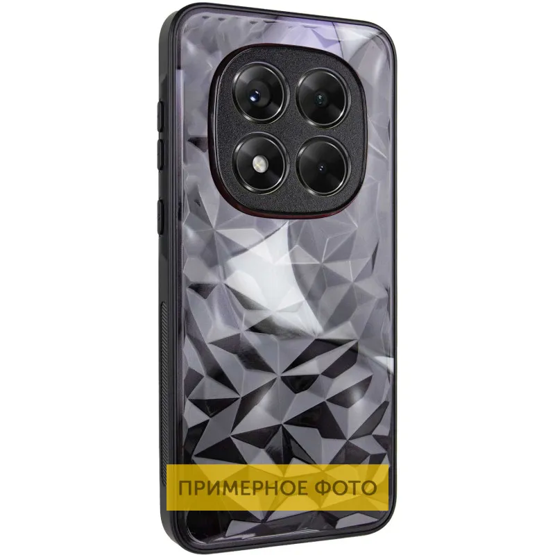 TPU+PC чохол Prisma BubbleGum для Xiaomi Redmi Note 14 4G 3D Grey