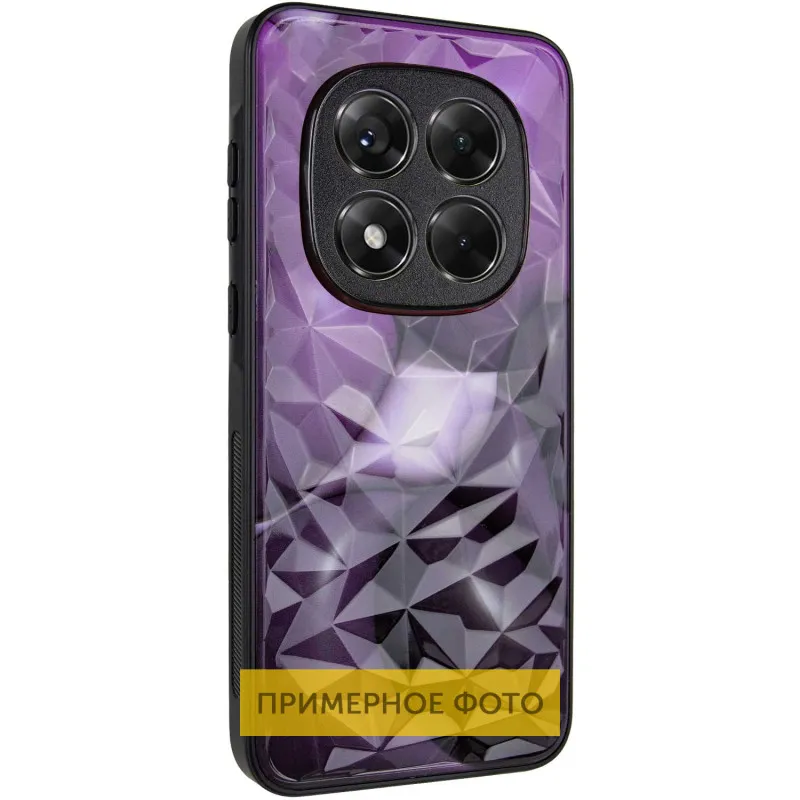 TPU+PC чохол Prisma BubbleGum для Xiaomi Redmi Note 14 4G 3D Purple