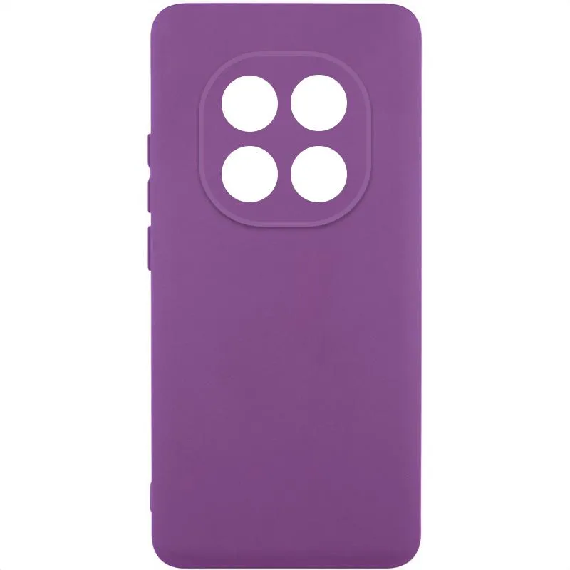 Чохол TPU GETMAN Liquid Silk Full Camera для Xiaomi Redmi Note 14 Pro 4G Фіолетовий / Grape