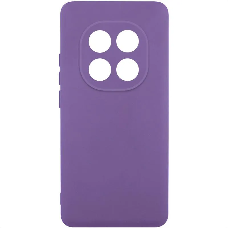 Чохол TPU GETMAN Liquid Silk Full Camera для Xiaomi Redmi Note 14 Pro 4G Фіолетовий / Amethyst