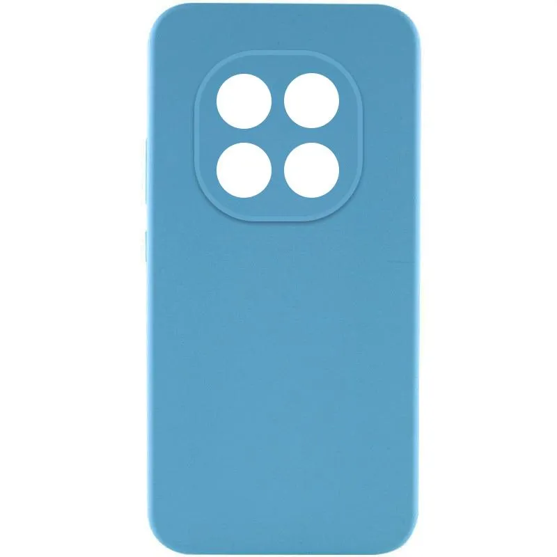 Чохол TPU GETMAN Liquid Silk Full Camera для Xiaomi Redmi Note 14 Pro 4G Блакитний / Blue