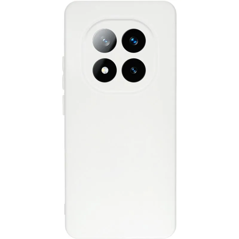 Чохол TPU GETMAN Liquid Silk Full Camera для Xiaomi Redmi Note 14 Pro 4G Білий / White