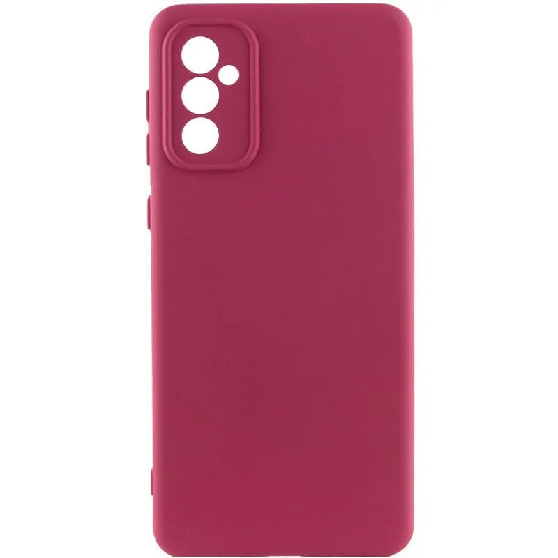 Чохол TPU GETMAN Liquid Silk Full Camera для Samsung Galaxy A36 5G Бордовий / Marsala