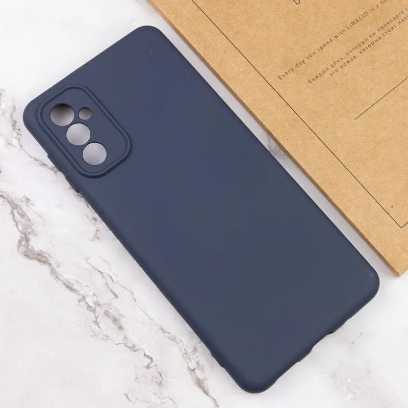 Чохол TPU GETMAN Liquid Silk Full Camera для Samsung Galaxy A36 5G Синій / Midnight Blue — фото 4