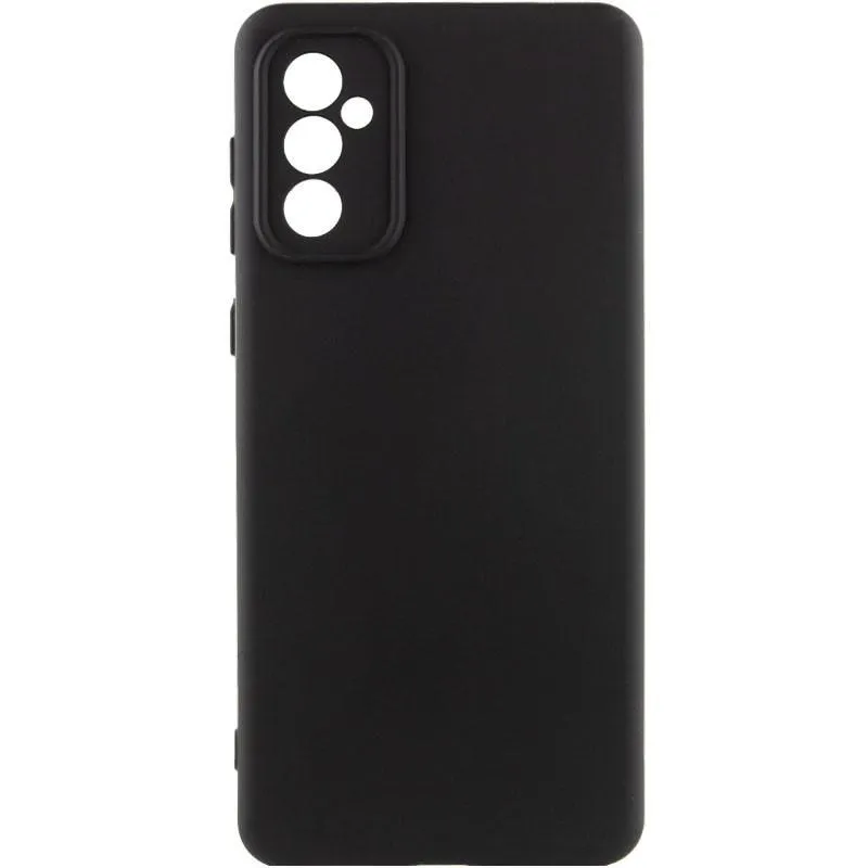 Чохол TPU GETMAN Liquid Silk Full Camera для Samsung Galaxy A36 5G Чорний / Black