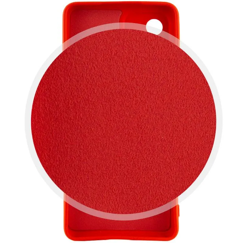 Чохол TPU GETMAN Liquid Silk Full Camera для Xiaomi Redmi 12 Червоний / Red — фото 3