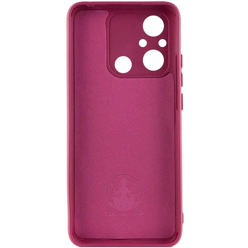 Чохол TPU GETMAN Liquid Silk Full Camera для Xiaomi Redmi 12C Бордовий / Marsala — фото 2