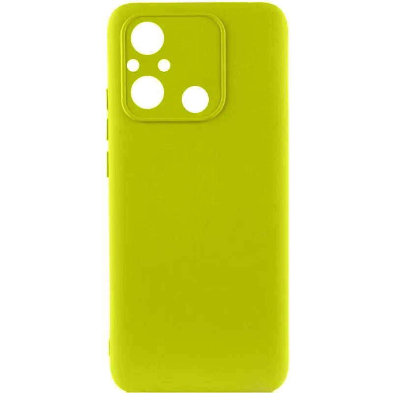 Чохол TPU GETMAN Liquid Silk Full Camera для Xiaomi Redmi 12C Жовтий / Flash