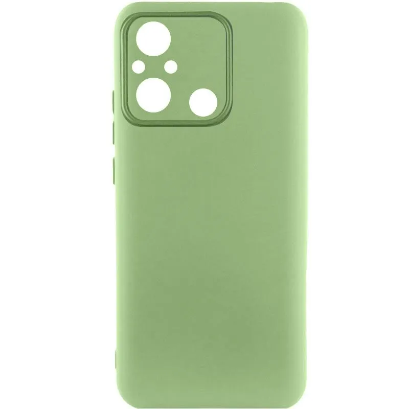Чохол TPU GETMAN Liquid Silk Full Camera для Xiaomi Redmi 12C Зелений / Pistachio