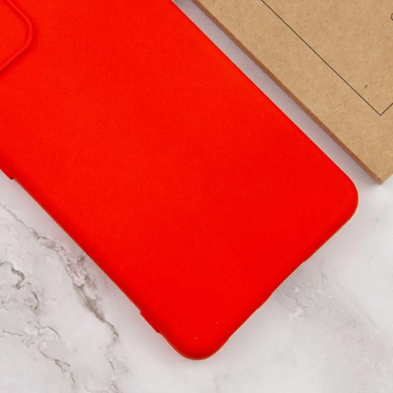 Чохол TPU GETMAN Liquid Silk Full Camera для Xiaomi Redmi 12C Червоний / Red — фото 3