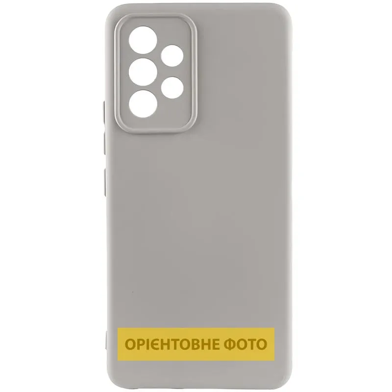 Чохол TPU GETMAN Liquid Silk Full Camera для Xiaomi Redmi Note 13 4G Сірий / Lavender