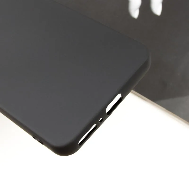 Чохол TPU GETMAN Liquid Silk Full Camera для Xiaomi Redmi Note 13 4G Чорний / Black — фото 4