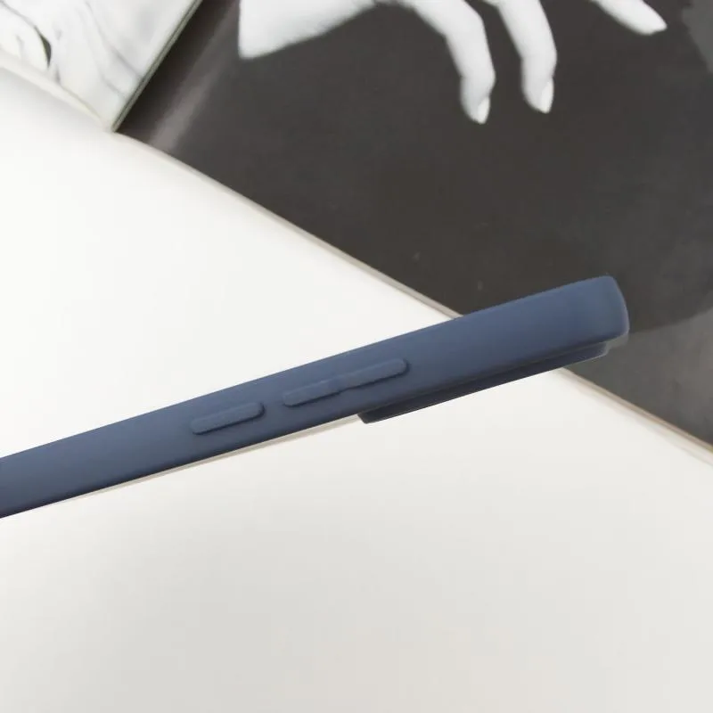 Чохол TPU GETMAN Liquid Silk Full Camera для Xiaomi Redmi Note 13 4G Синій / Midnight Blue — фото 3