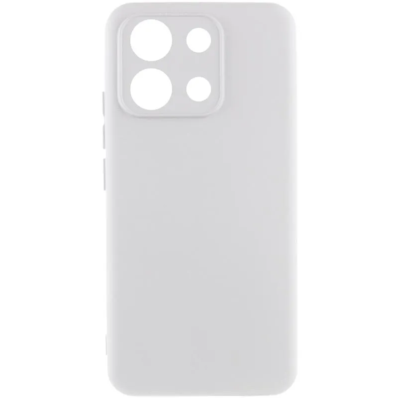 Чохол TPU GETMAN Liquid Silk Full Camera для Xiaomi Redmi Note 13 Pro 4G / Poco M6 Pro 4G / Note 14S Білий / White