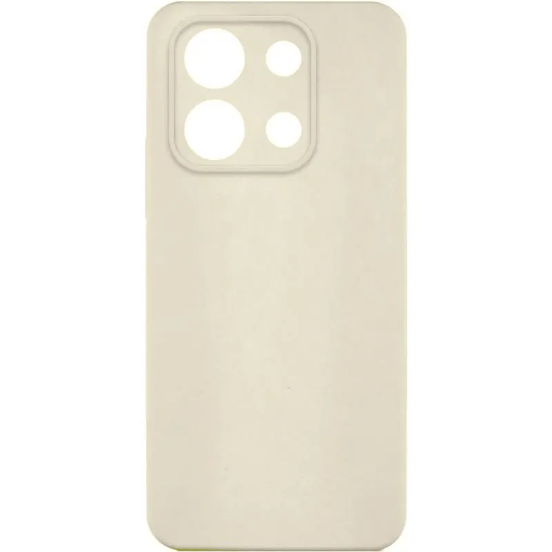 Чохол TPU GETMAN Liquid Silk Full Camera для Xiaomi Redmi Note 13 Pro 4G / Poco M6 Pro 4G / Note 14S Пісочний / Sand