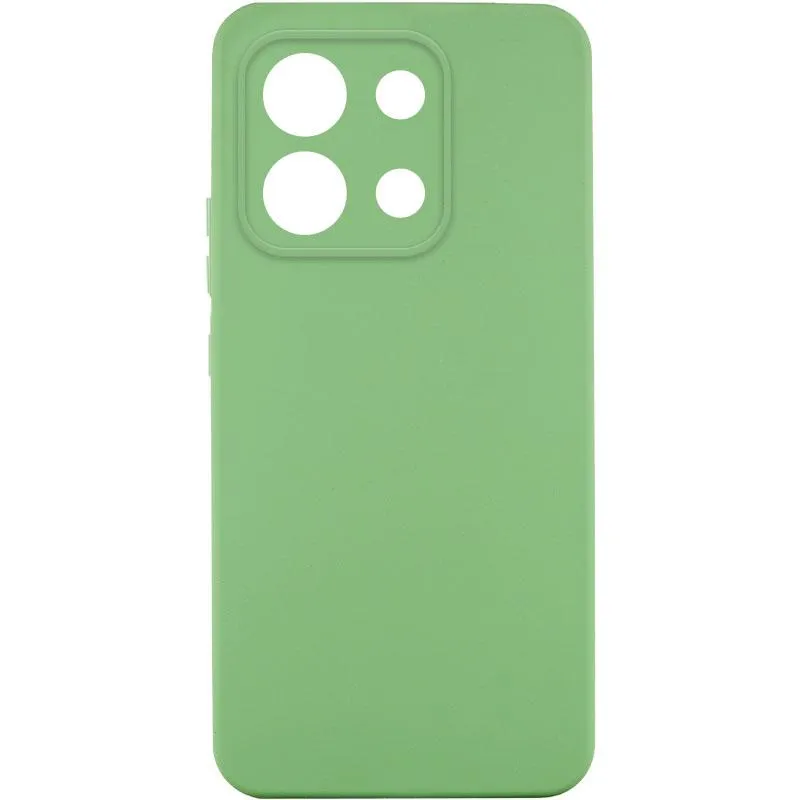 Чохол TPU GETMAN Liquid Silk Full Camera для Xiaomi Redmi Note 13 Pro 4G / Poco M6 Pro 4G / Note 14S Зелений / Pistachio